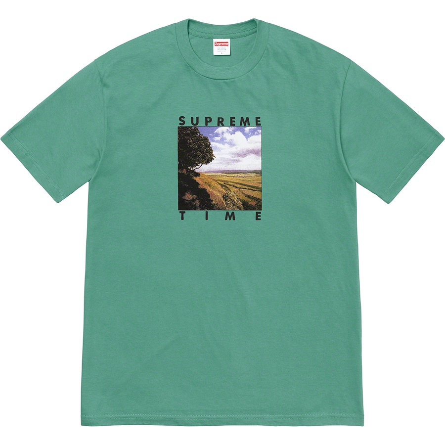Supreme Supreme Time Tee (SS20) - Dusty Teal - $38