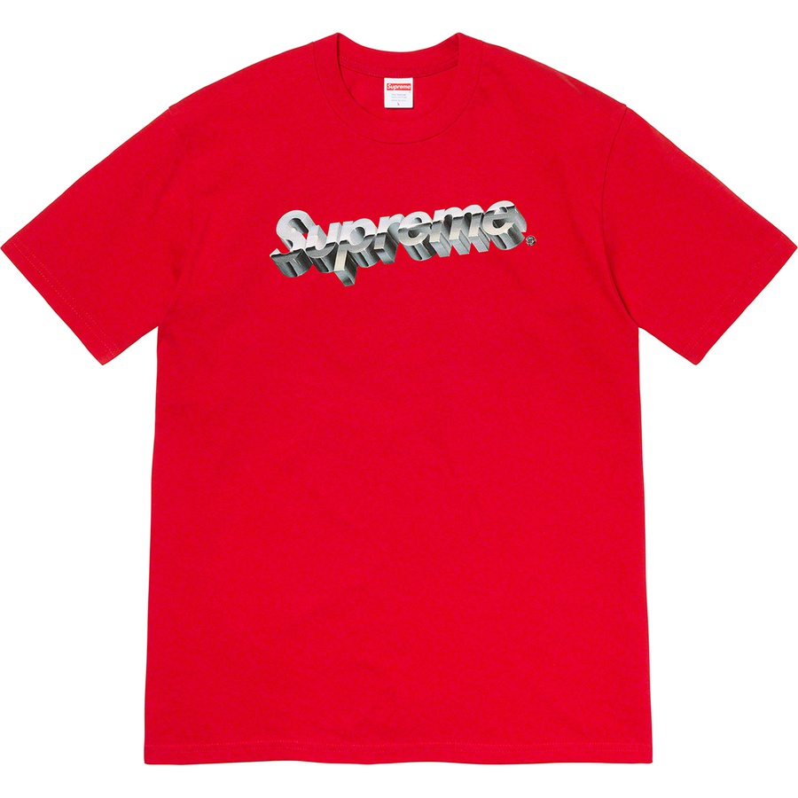Details on Chrome Logo Tee Red from spring summer 2020 (Price is $38)