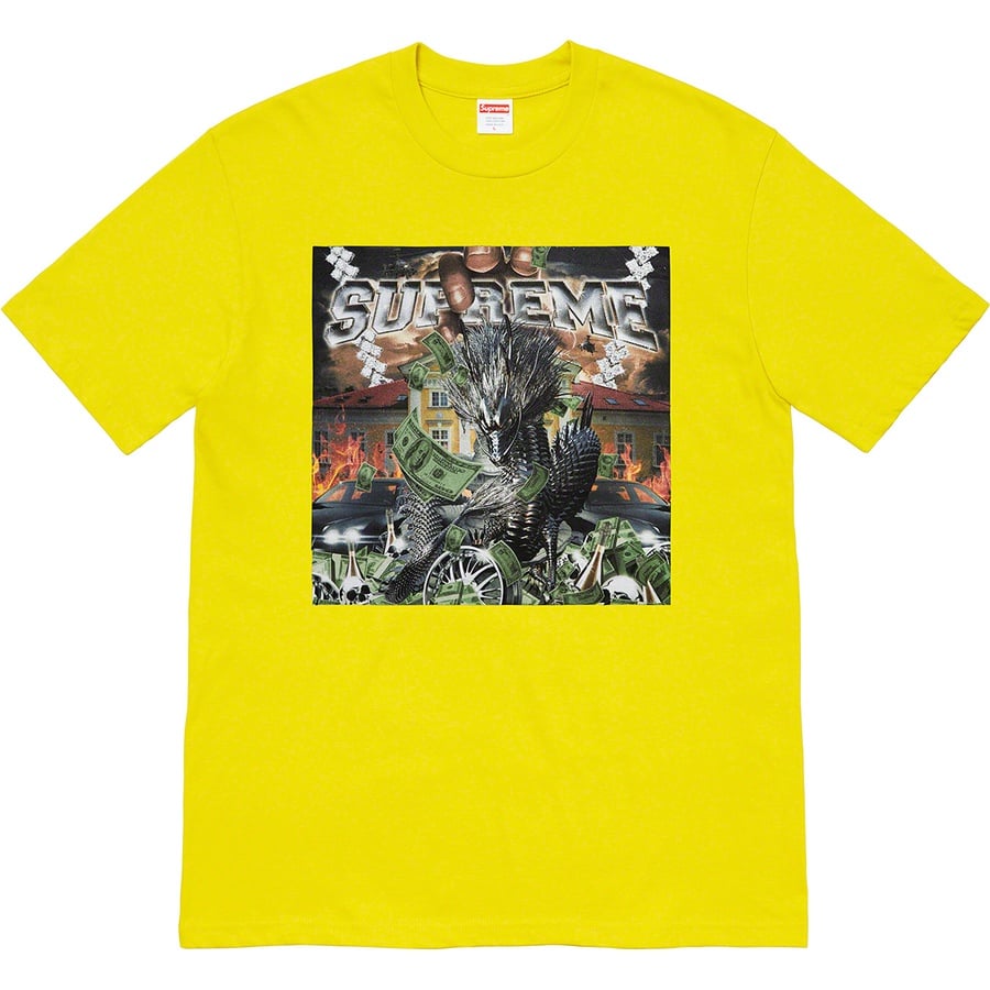 Details on Dragon Tee Sulfur from spring summer
                                                    2020 (Price is $38)