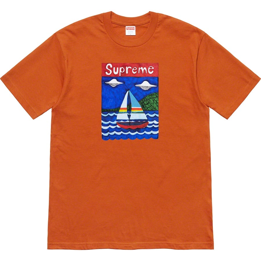 Details on Sailboat Tee Rust from spring summer
                                                    2020 (Price is $38)