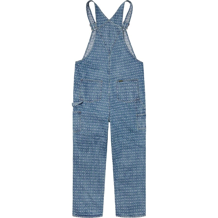 Details on Jacquard Logos Denim Overalls Blue from spring summer
                                                    2020 (Price is $198)