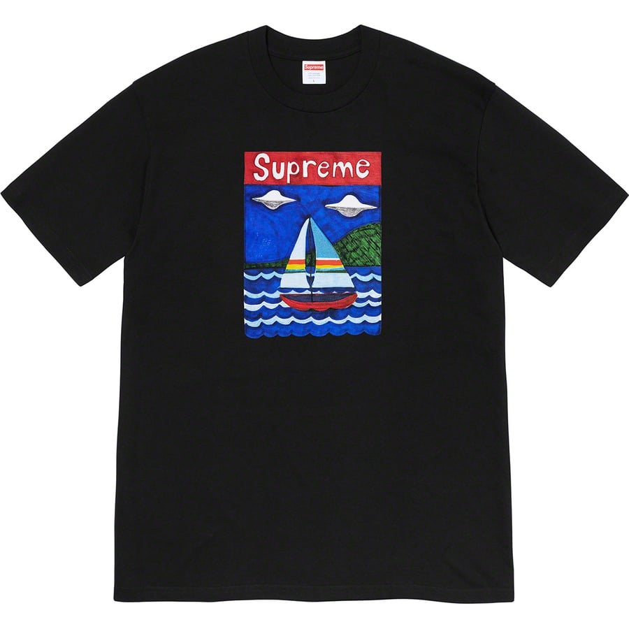 Supreme Sailboat Tee (SS20) - Black - $38