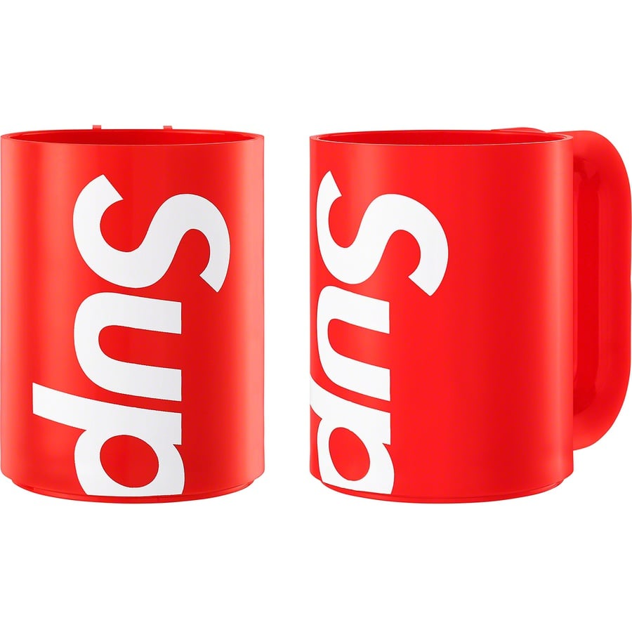 Details on Supreme Heller Mugs (Set of 2) Red from spring summer 2020 (Price is $38)