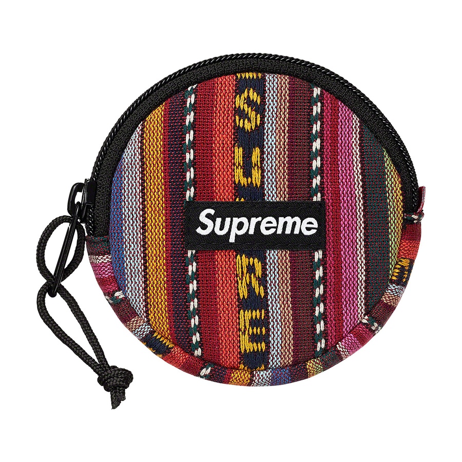Details on Woven Stripe Coin Pouch Multicolor from spring summer 2020 (Price is $12)