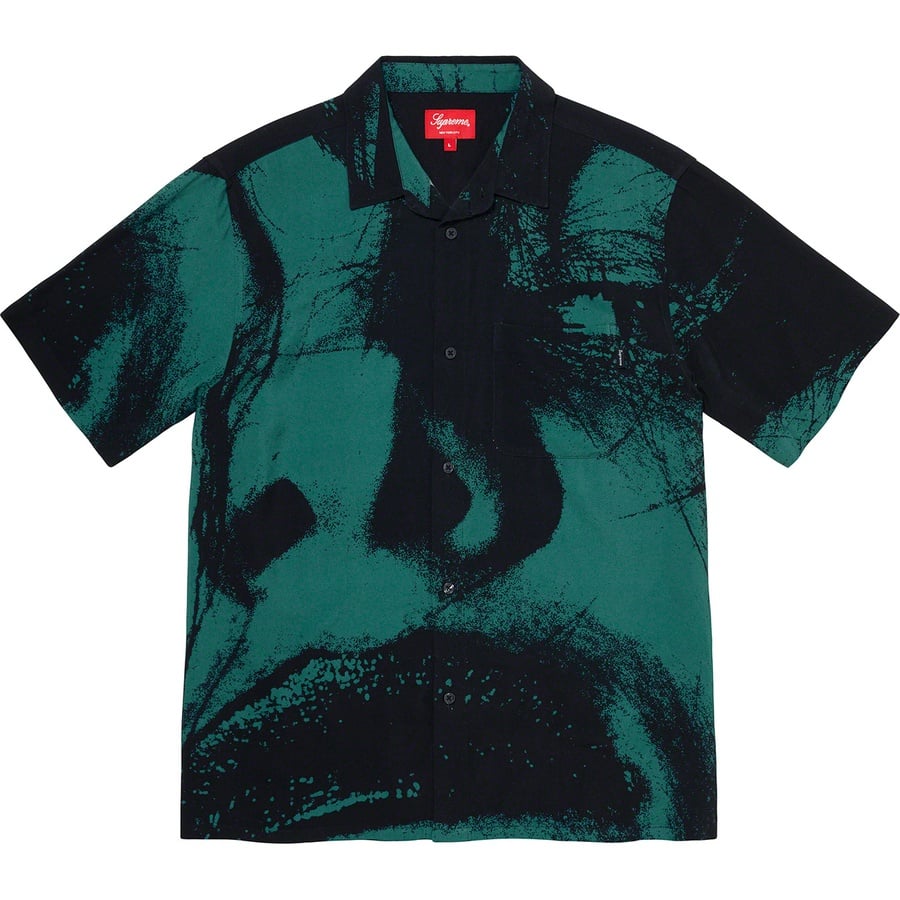 Details on My Bloody Valentine Supreme Rayon S S Shirt <em>Feed Me With Your Kiss</em> from spring summer
                                                    2020 (Price is $148)
