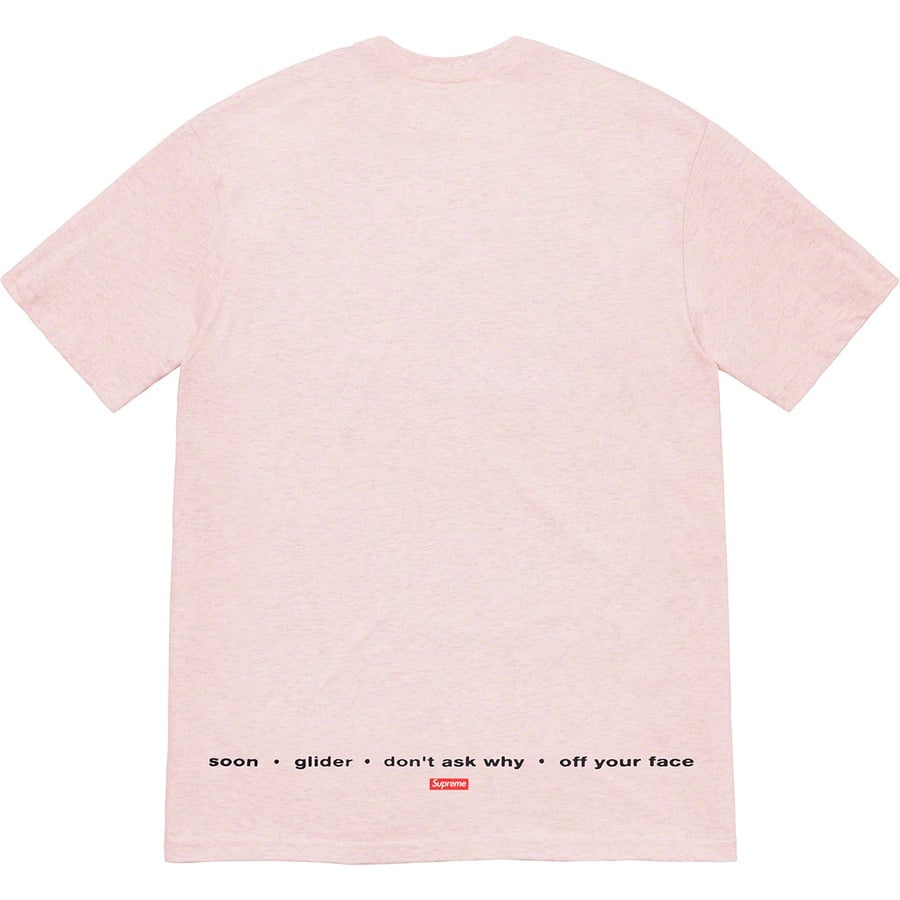 Details on My Bloody Valentine Supreme Glider Tee Heather Pink from spring summer
                                                    2020 (Price is $48)