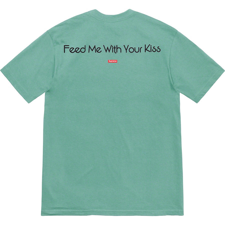 Details on My Bloody Valentine Supreme Feed Me With Your Kiss Tee Dusty Teal from spring summer
                                                    2020 (Price is $48)