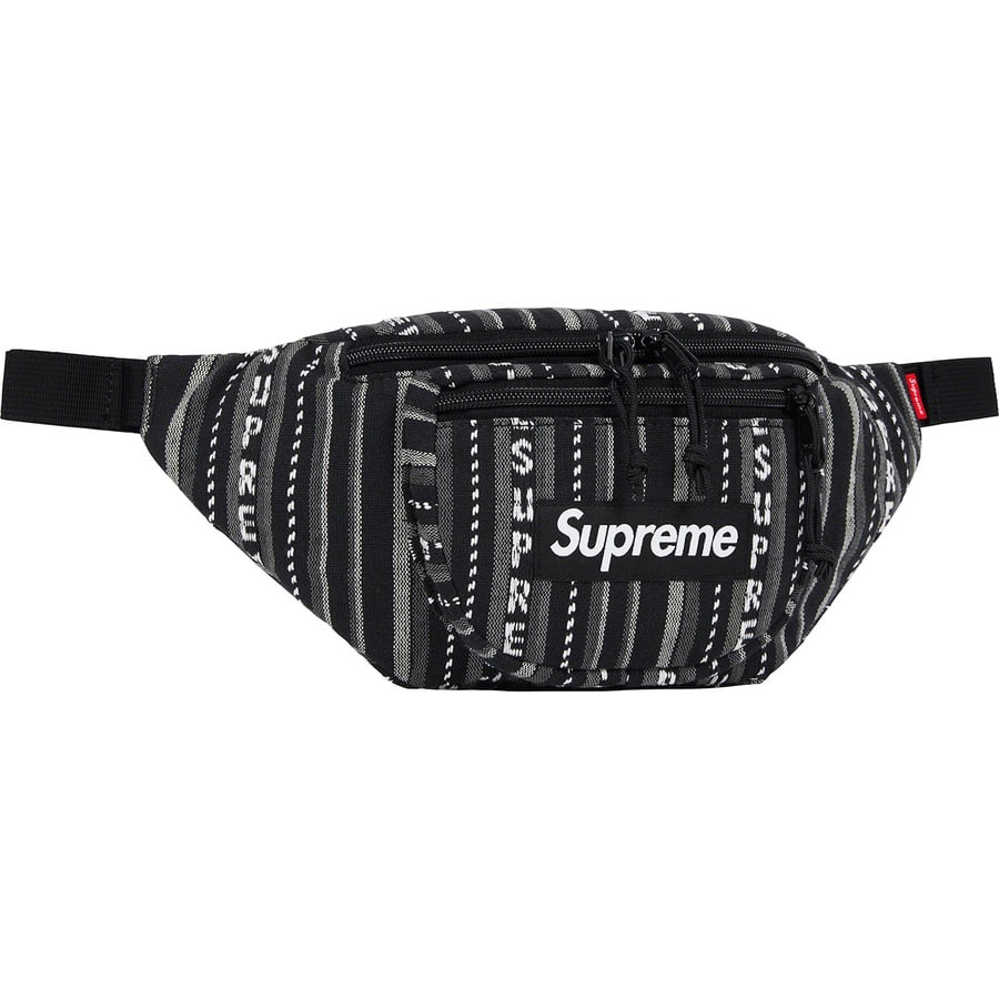 Details on Woven Stripe Waist Bag Black from spring summer
                                                    2020 (Price is $48)