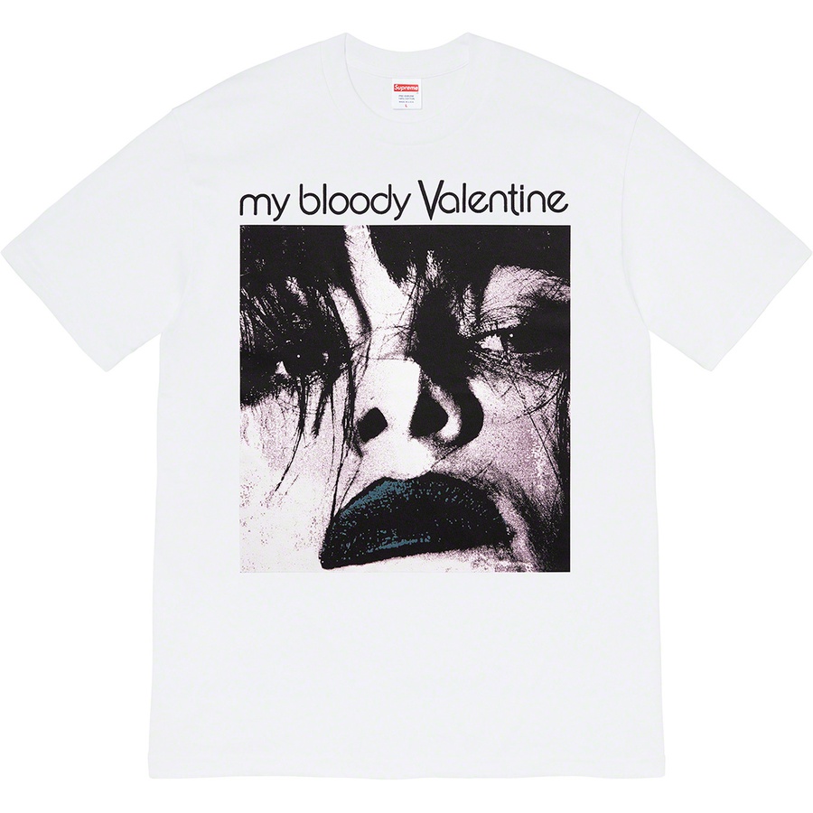 Details on My Bloody Valentine Supreme Feed Me With Your Kiss Tee White from spring summer 2020 (Price is $48)