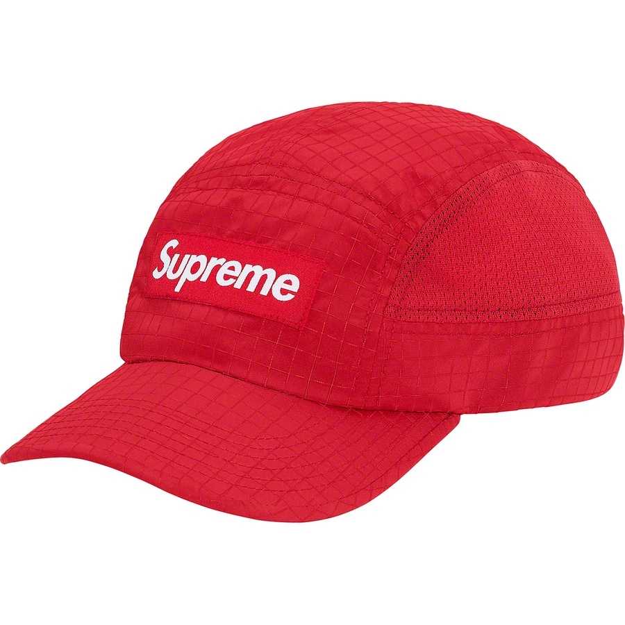 Details on Reflective Ripstop Camp Cap Red from spring summer 2020 (Price is $48)
