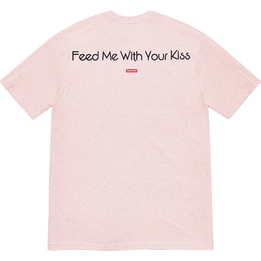 Details on My Bloody Valentine Supreme Feed Me With Your Kiss Tee Heather Pink from spring summer 2020 (Price is $48)
