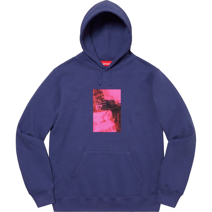 Details on My Bloody Valentine Supreme Hooded Sweatshirt Washed Navy from spring summer
                                                    2020 (Price is $168)