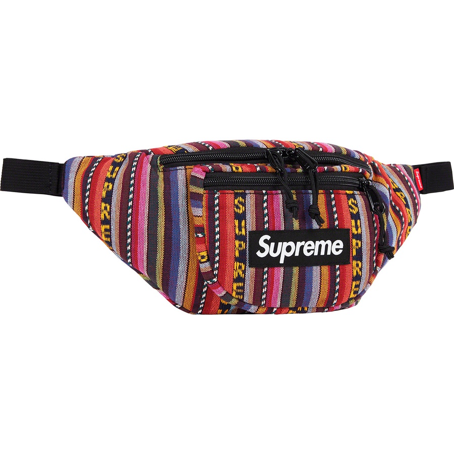 Details on Woven Stripe Waist Bag Multicolor from spring summer 2020 (Price is $48)