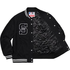 supreme new era mlb varsity jacket price