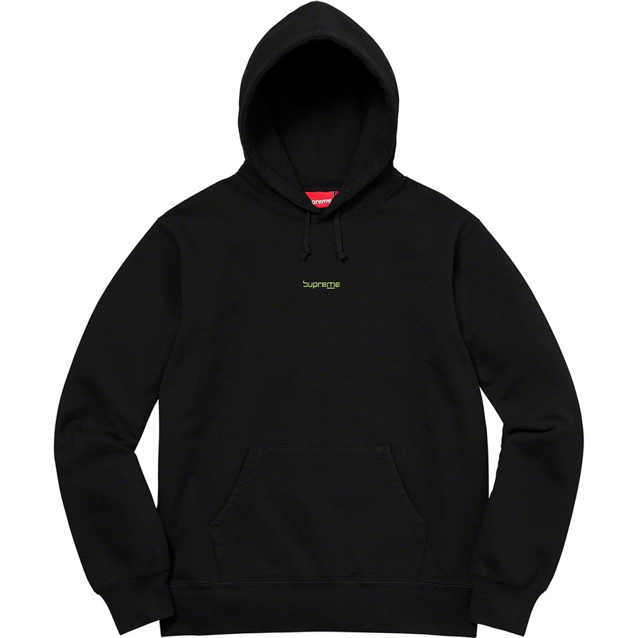 Details on Digital Logo Hooded Sweatshirt Black from spring summer 2020 (Price is $158)