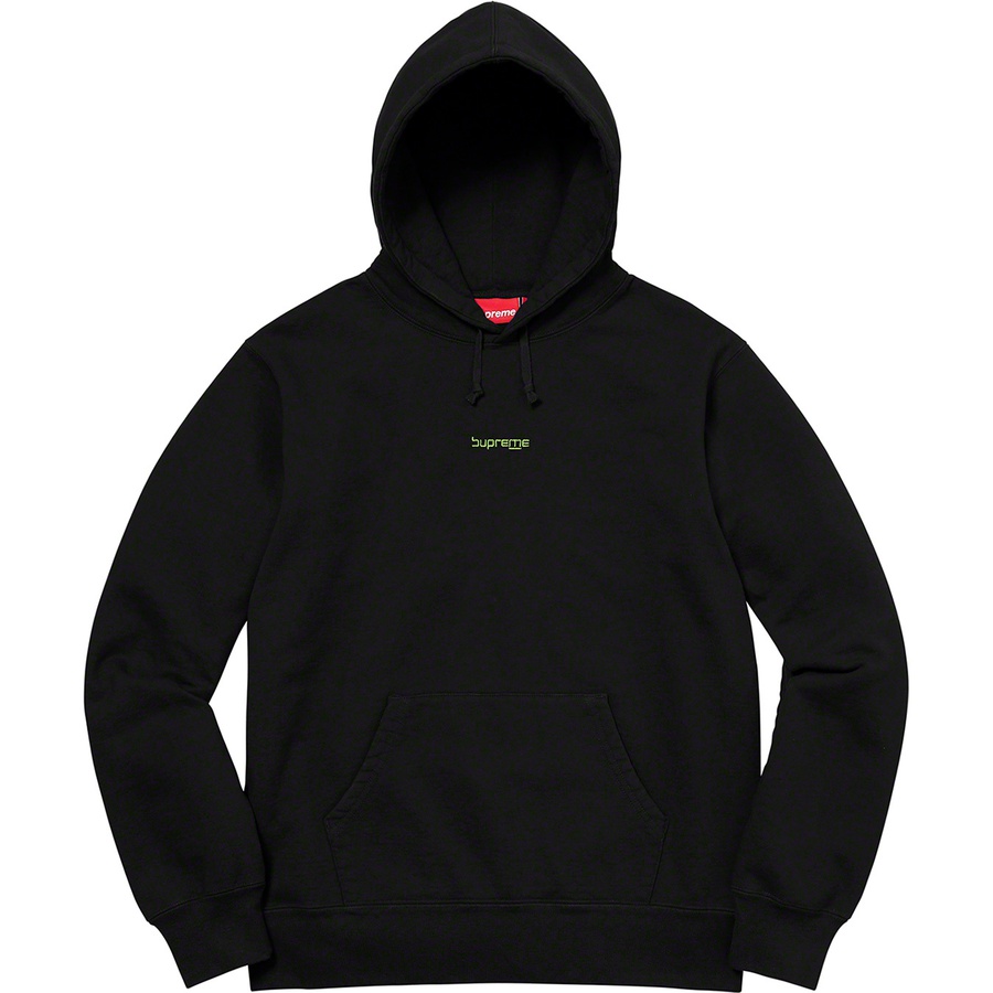 Details on Digital Logo Hooded Sweatshirt Black from spring summer
                                                    2020 (Price is $158)