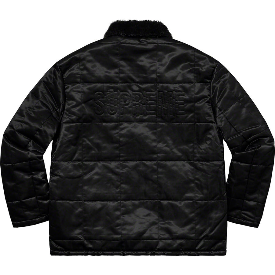 Supreme Quilted Cordura Lined Jacket (SS20) - Black - $218