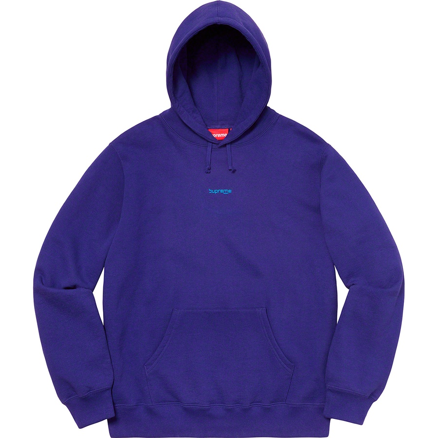 Details on Digital Logo Hooded Sweatshirt Dark Royal from spring summer 2020 (Price is $158)