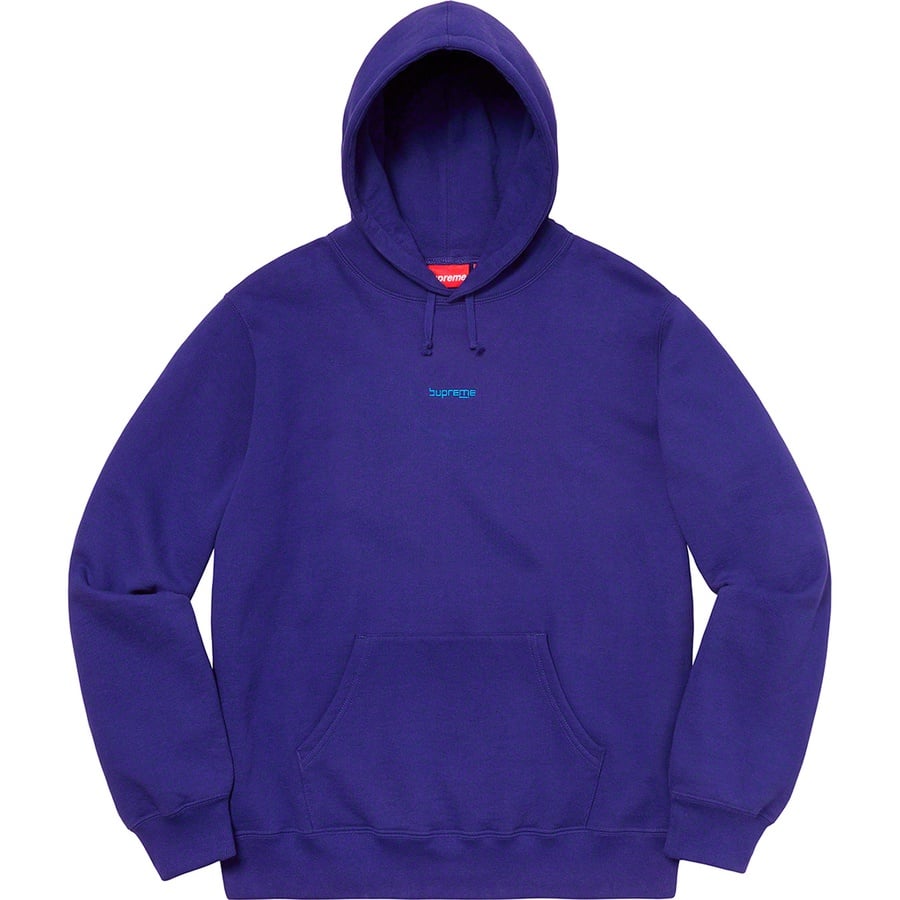 Details on Digital Logo Hooded Sweatshirt Dark Royal from spring summer
                                                    2020 (Price is $158)