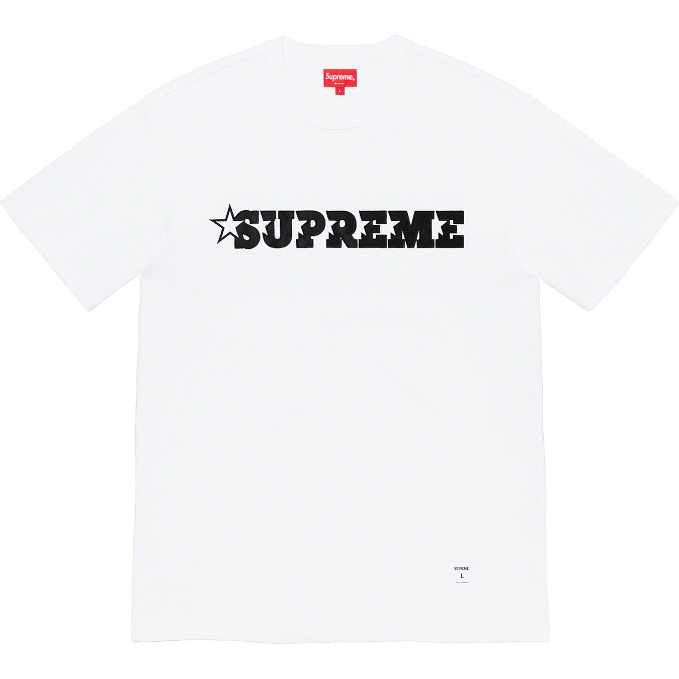 Supreme Star Logo S/S Top ホワイトXL - Tシャツ/カットソー(半袖/袖なし)