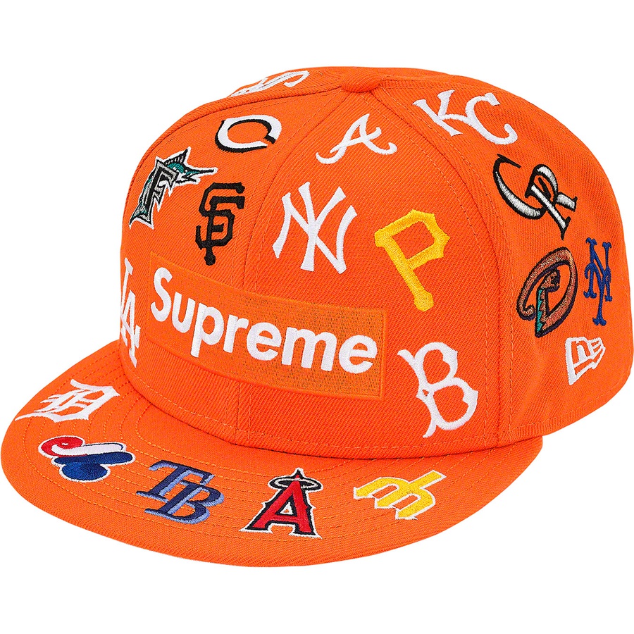 Details on Supreme MLB New Era Orange from spring summer 2020 (Price is $68)