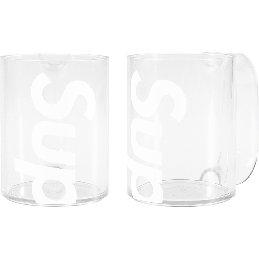 Details on Supreme Heller Mugs (Set of 2) Clear from spring summer 2020 (Price is $38)