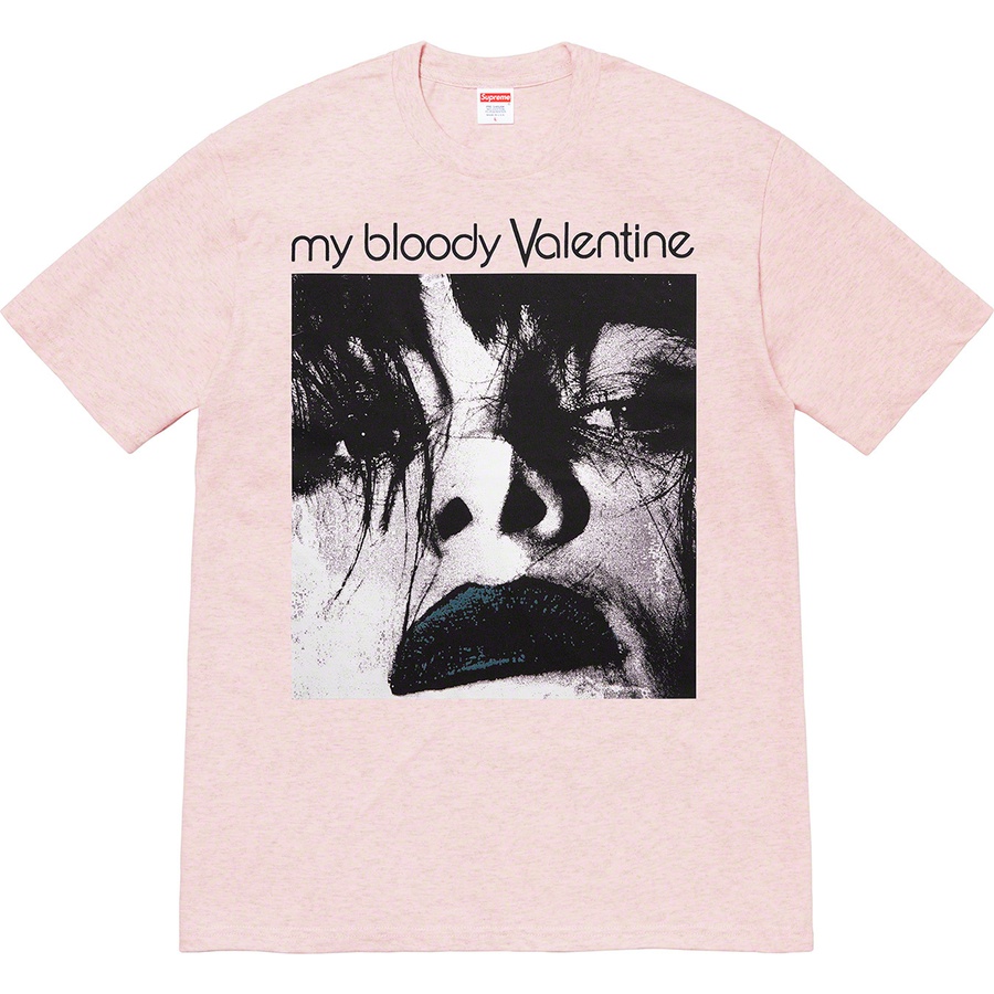 Details on My Bloody Valentine Supreme Feed Me With Your Kiss Tee Heather Pink from spring summer
                                                    2020 (Price is $48)