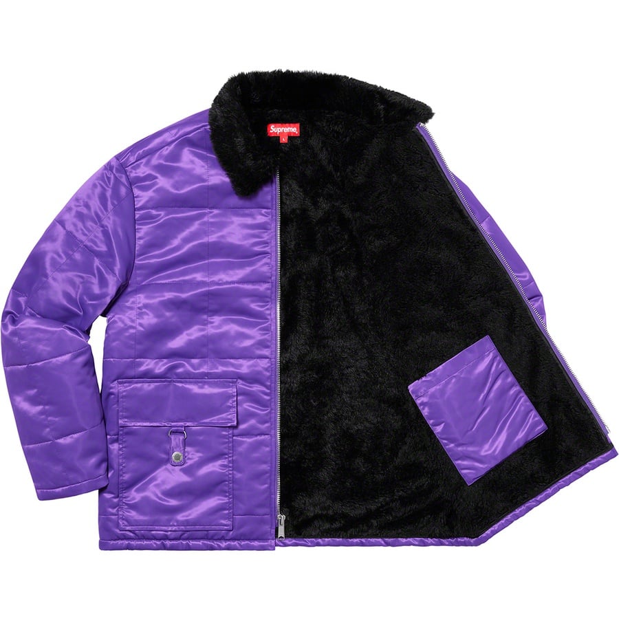 Details on Quilted Cordura Lined Jacket Purple from spring summer
                                                    2020 (Price is $218)