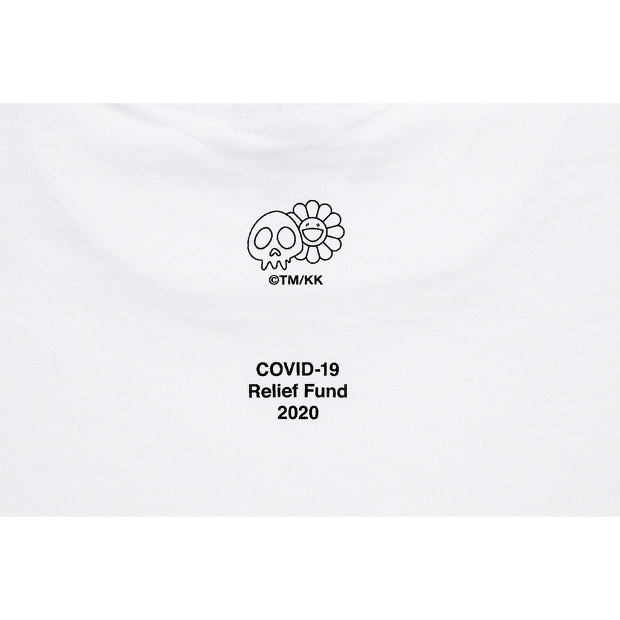Details on COVID-19 Relief Box Logo Tee White from spring summer
                                                    2020 (Price is $60)