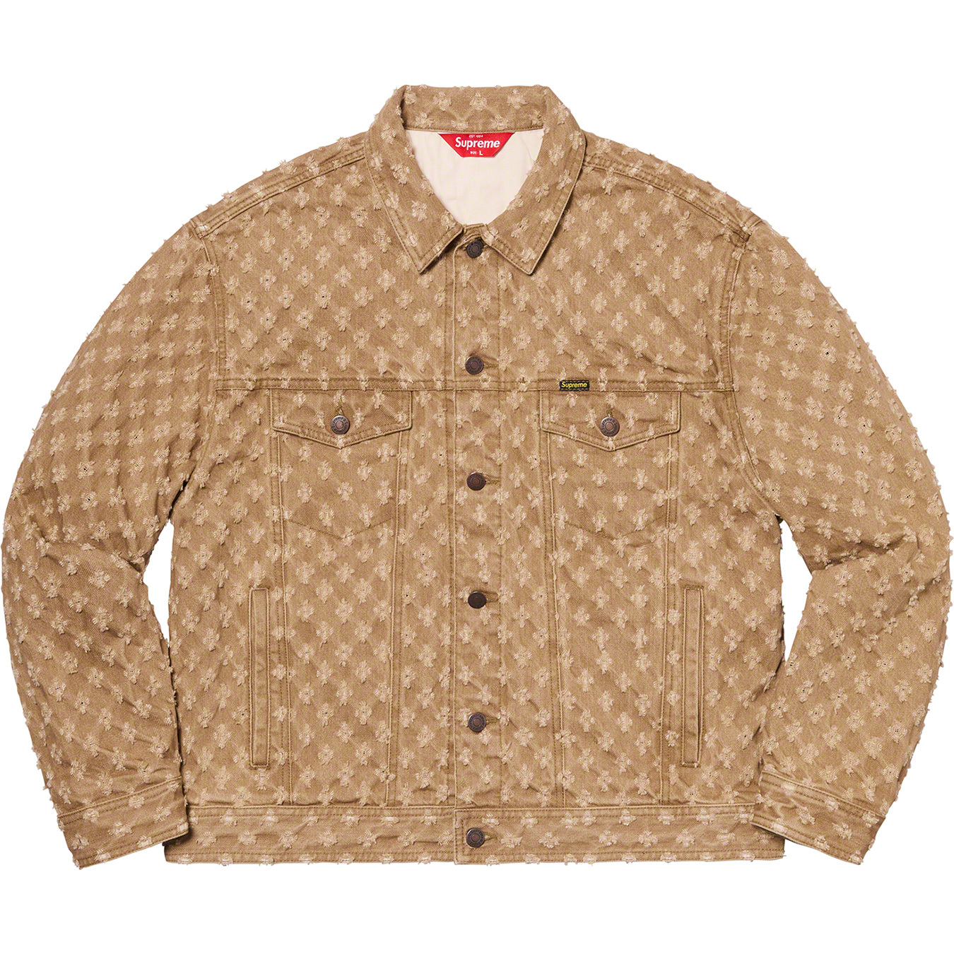 Supreme Hole Punch Demin Trucker Jacket-