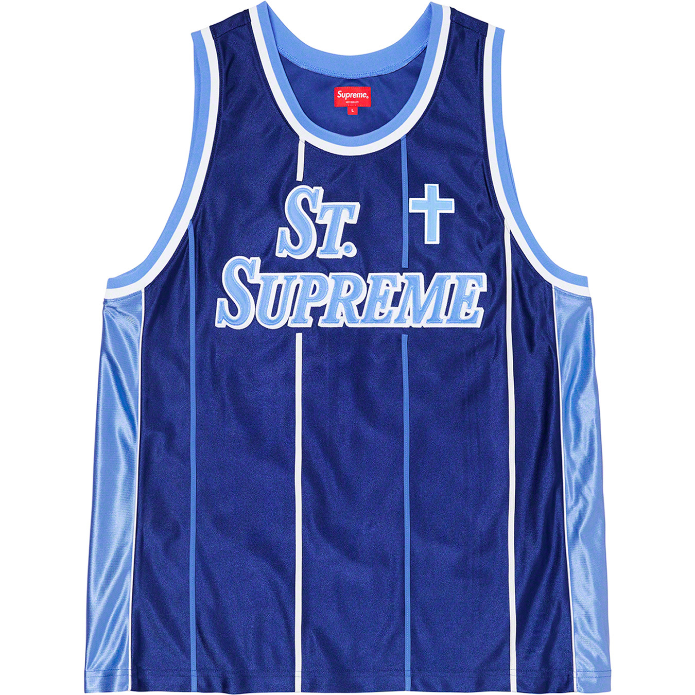 Supreme St. Supreme Basketball Jersey Royal