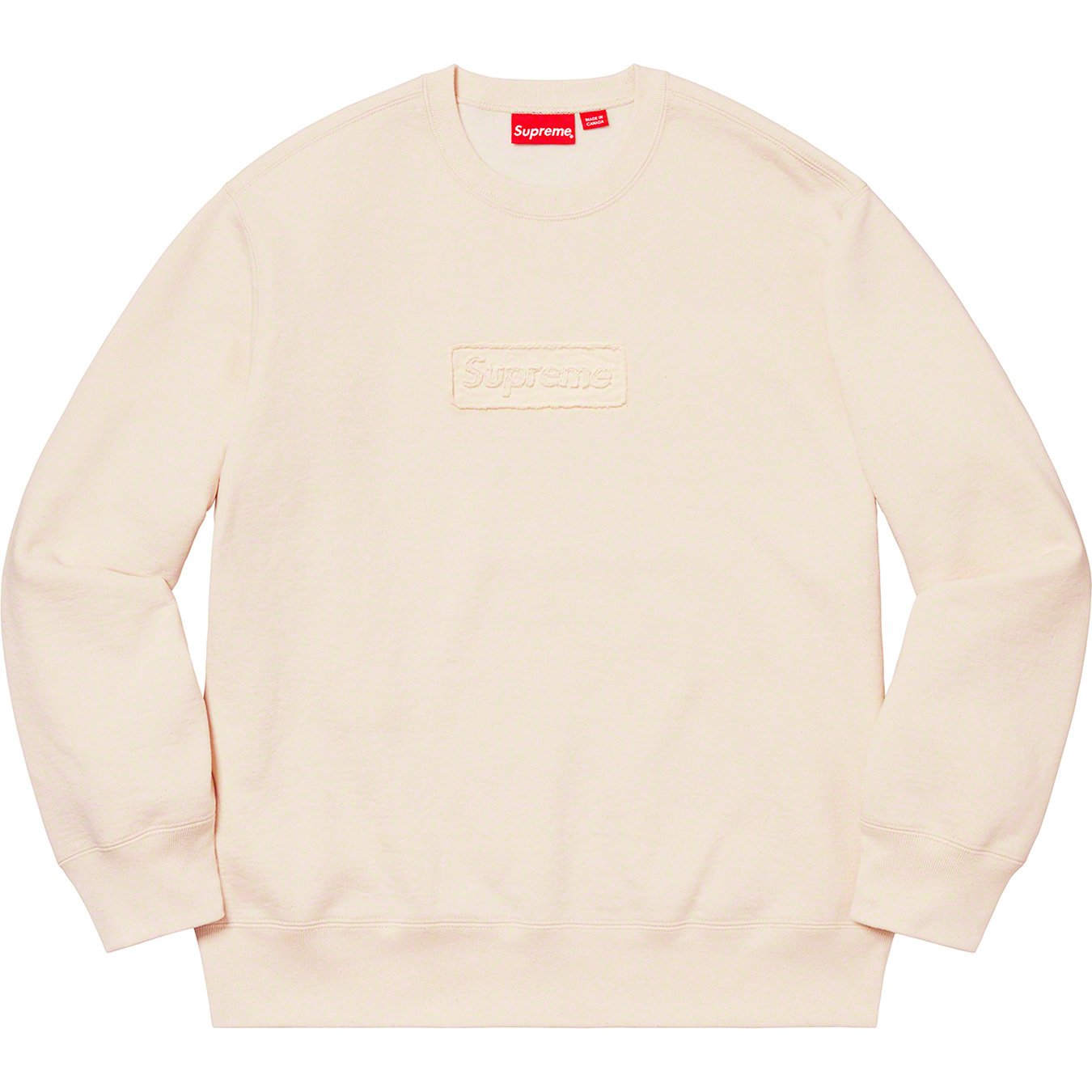 XL Supreme Cutout Logo Crewneck 黒 国内正規品