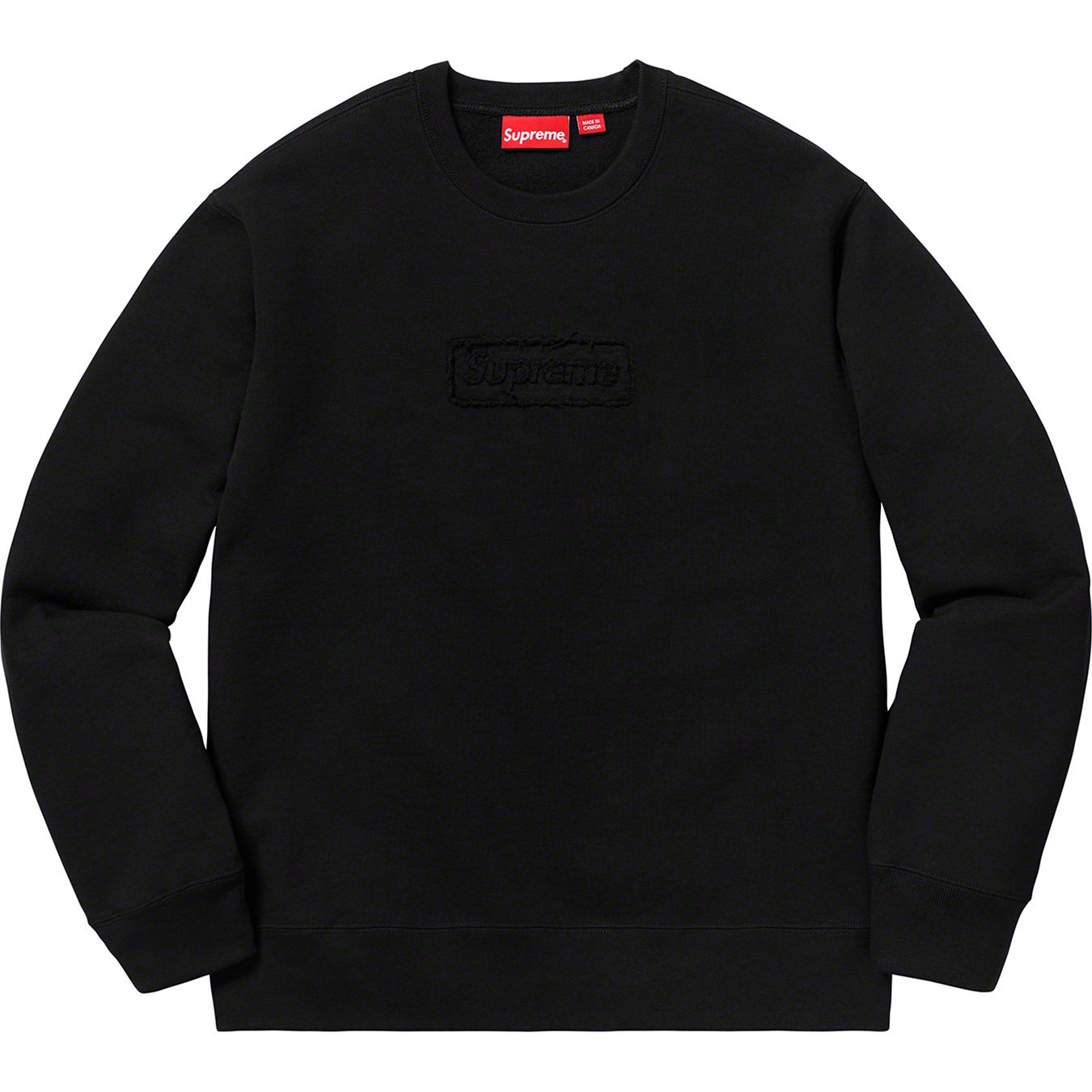 Cutout Logo Crewneck ブラック Mサイズ