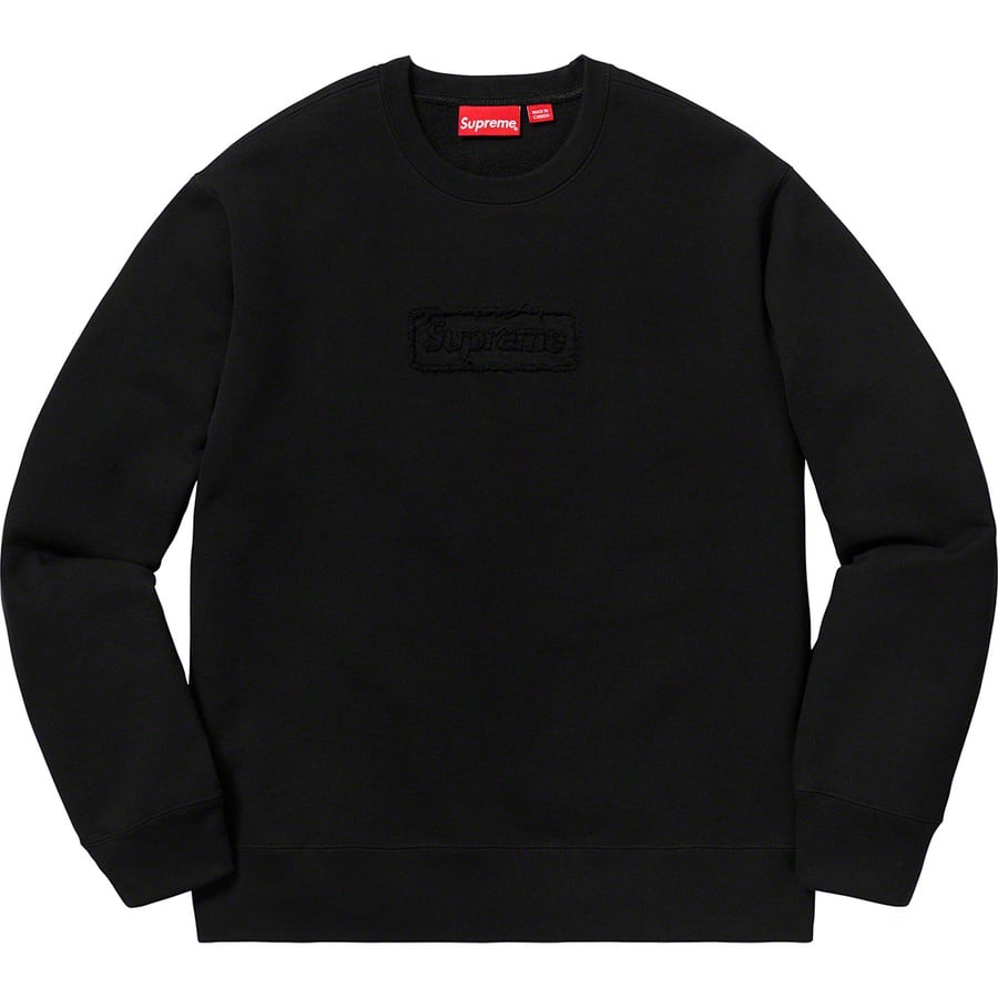 supreme Cutout Logo Crewneck M-