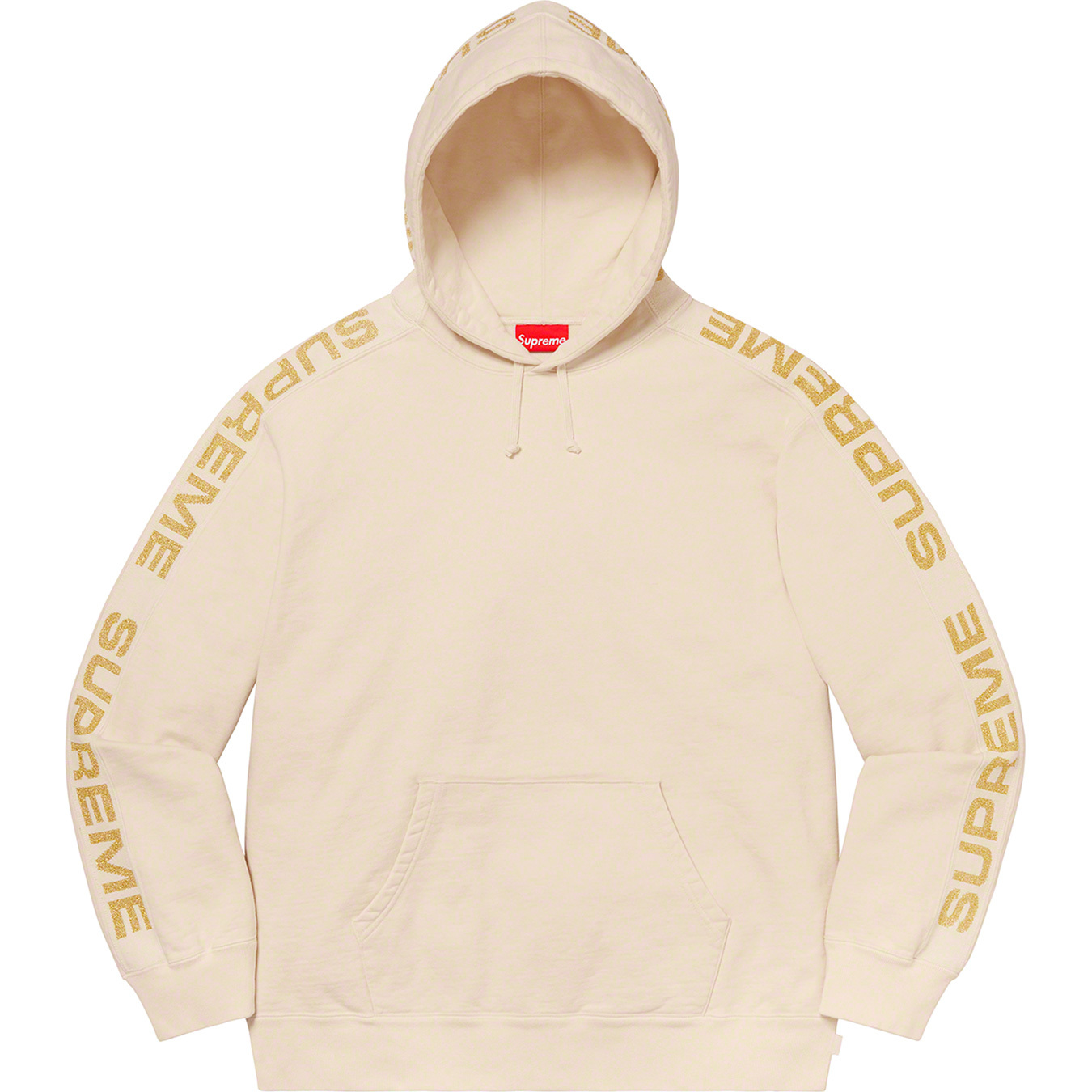 Metallic Rib Hooded Sweatshirt - spring summer 2020 - Supreme