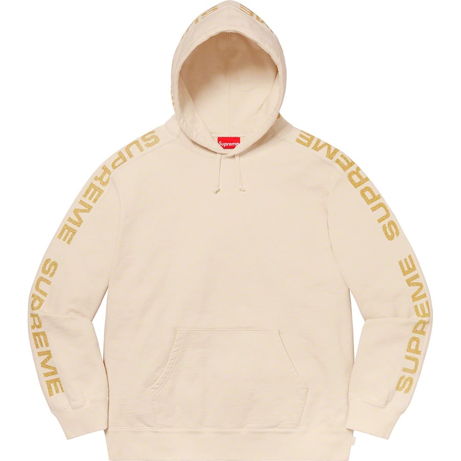 Details on Metallic Rib Hooded Sweatshirt Natural from spring summer
                                                    2020 (Price is $158)