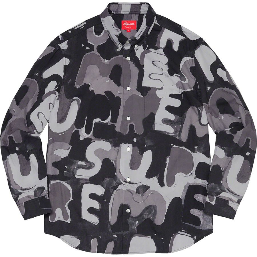 Details on Painted Logo Shirt Black from spring summer
                                                    2020 (Price is $138)