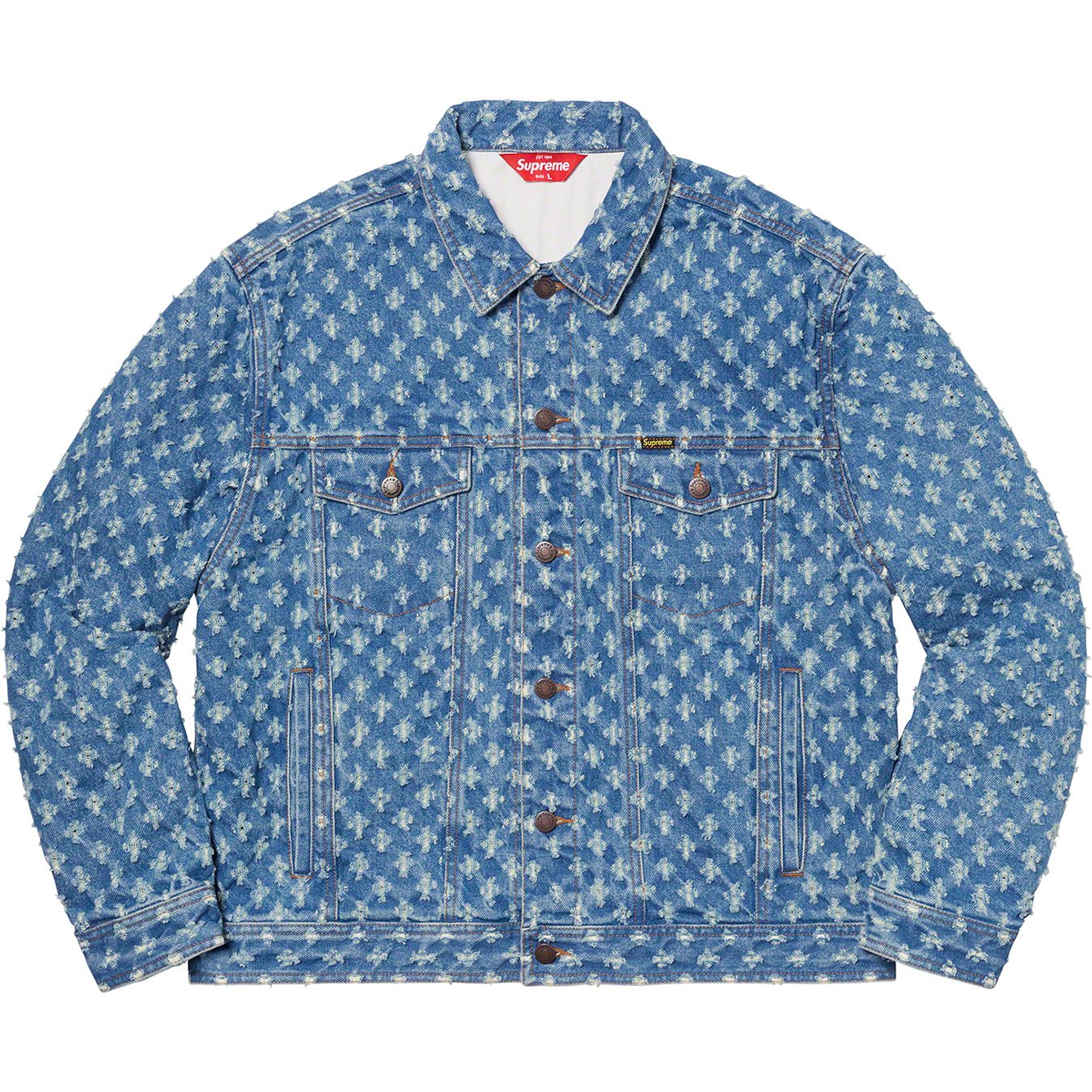 Hole Punch Denim Trucker Jacket - spring summer 2020 - Supreme