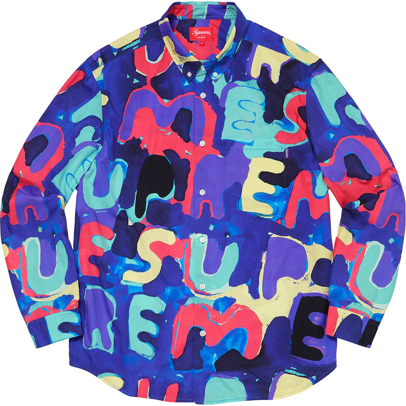 Supreme paintedlogo shirt L