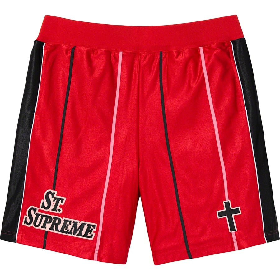 Details on St. Supreme Basketball Short Red from spring summer
                                                    2020 (Price is $118)