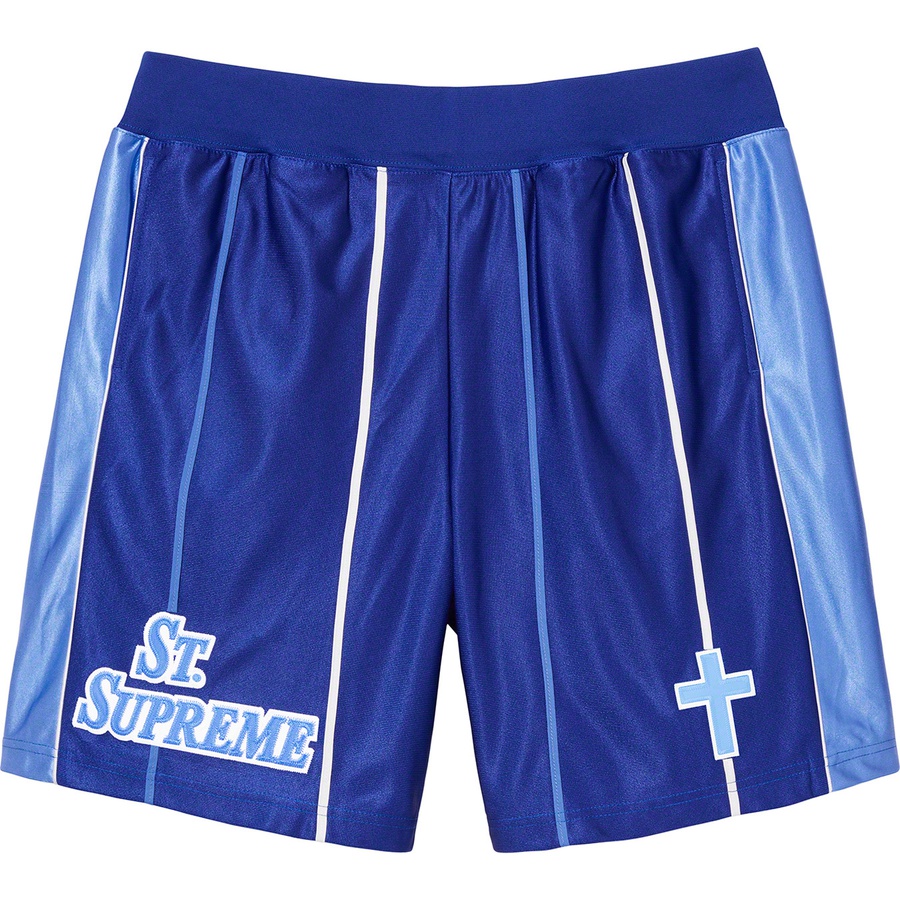 Details on St. Supreme Basketball Short Royal from spring summer
                                                    2020 (Price is $118)