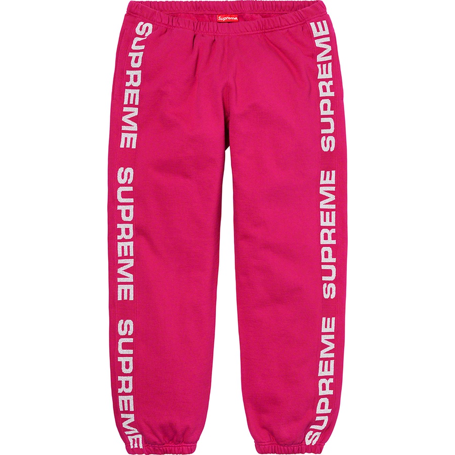 Details on Metallic Rib Sweatpant Fuchsia from spring summer
                                                    2020 (Price is $148)