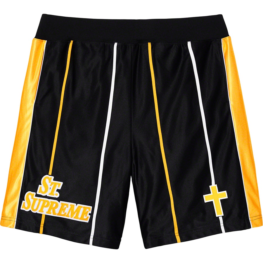 Details on St. Supreme Basketball Short Black from spring summer
                                                    2020 (Price is $118)