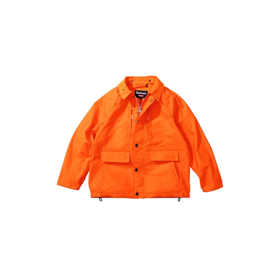 Details on Supreme Barbour Lightweight Waxed Cotton Field Jacket  from spring summer
                                                    2020 (Price is $498)