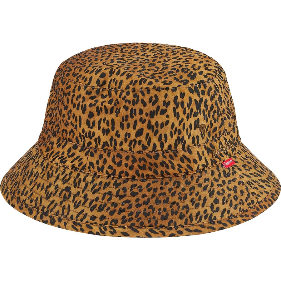 Details on Supreme Barbour Waxed Cotton Crusher Leopard from spring summer
                                                    2020 (Price is $68)