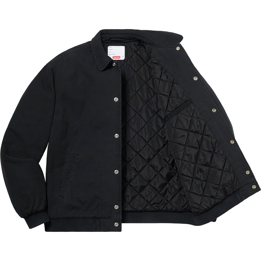 Details on Twill Varsity Jacket Black from spring summer
                                                    2020 (Price is $168)