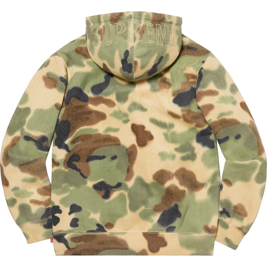 Details on Overdyed Hooded Sweatshirt Painted Camo from spring summer
                                                    2020 (Price is $148)