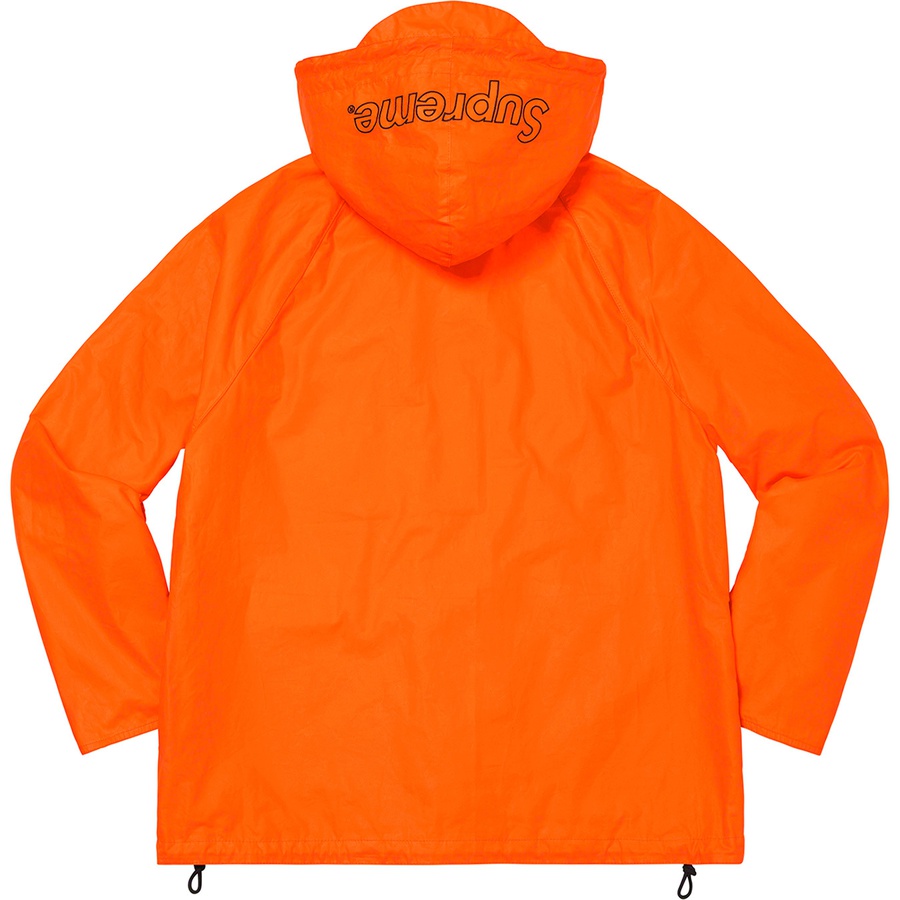 Details on Supreme Barbour Lightweight Waxed Cotton Field Jacket Orange from spring summer
                                                    2020 (Price is $498)