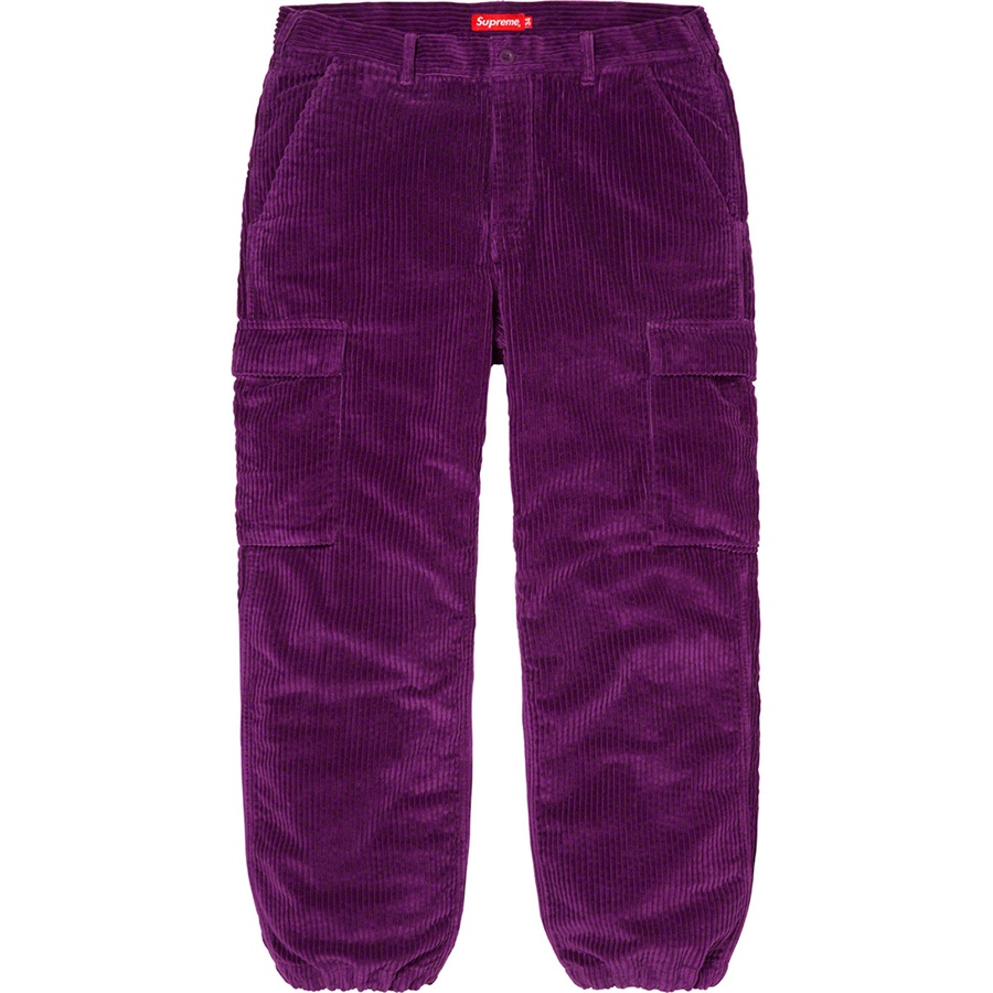 Details on Wide Wale Corduroy Cargo Pant Purple from spring summer
                                                    2020 (Price is $188)