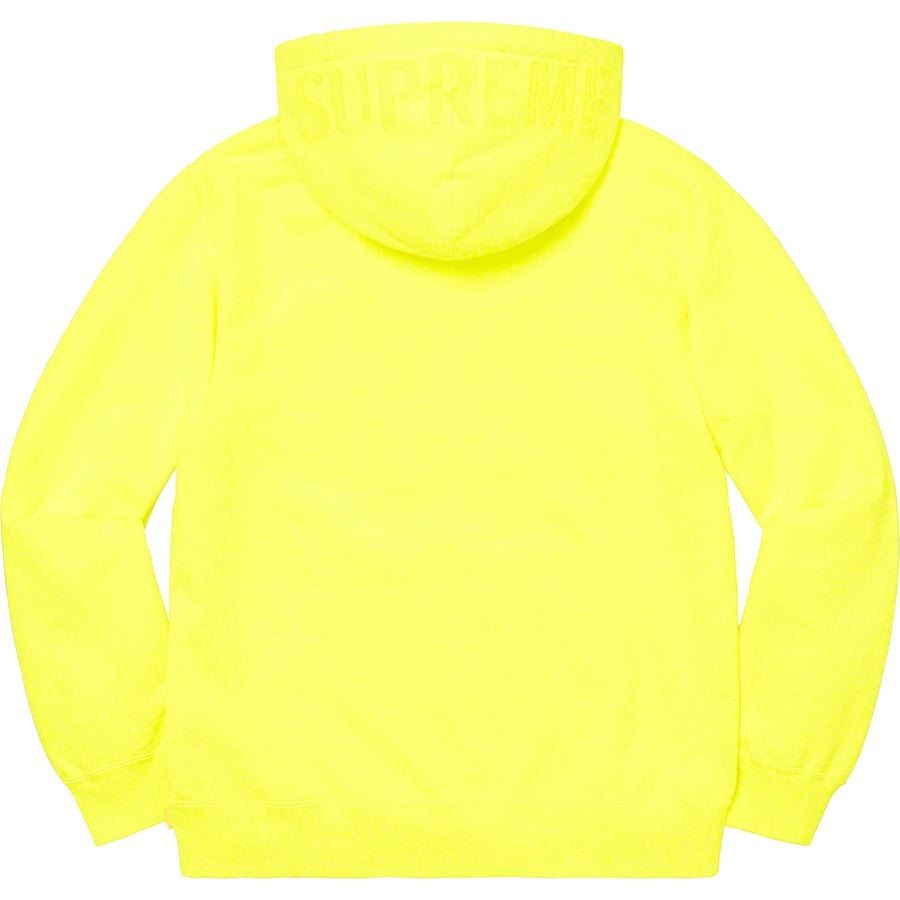 Details on Overdyed Hooded Sweatshirt Bright Yellow from spring summer
                                                    2020 (Price is $148)